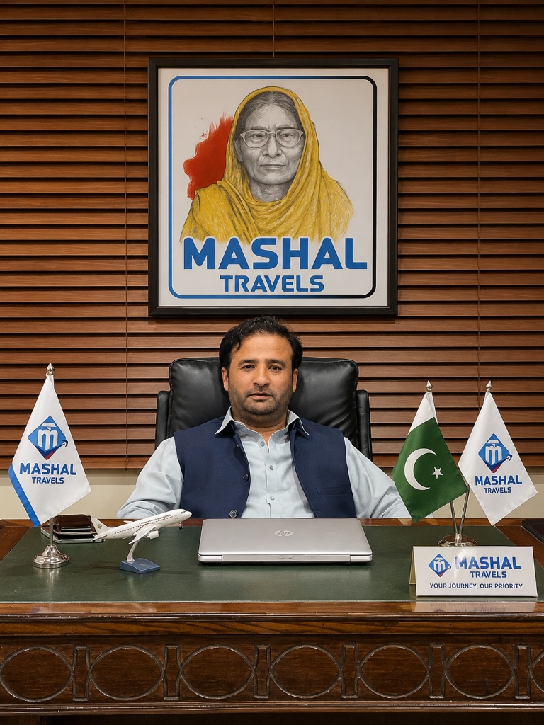 Mashal Travels CEO & Head Office Islamabad